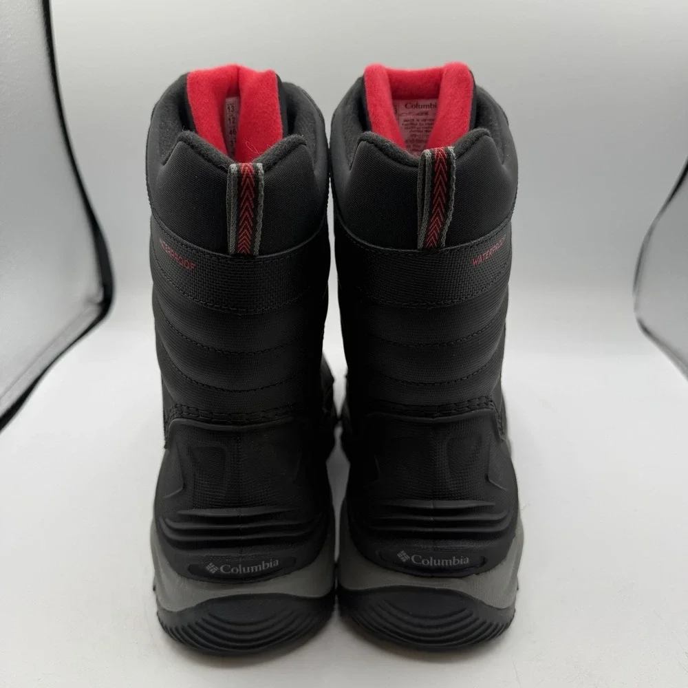Columbia Bugaboot III Boots Mens Size 13 Black/Red 200G Insulation Waterproof